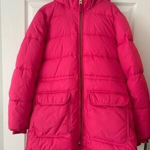 Jcrew long puffer jacket